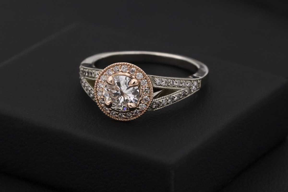 Halo Solitaire Ring
